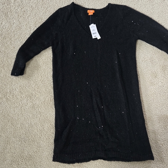 NWT Joe Fresh Sequin Sweater Dress Size Large - Picture 1 of 3